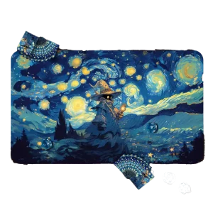 FF inspired Van Gough art style mtg playmat