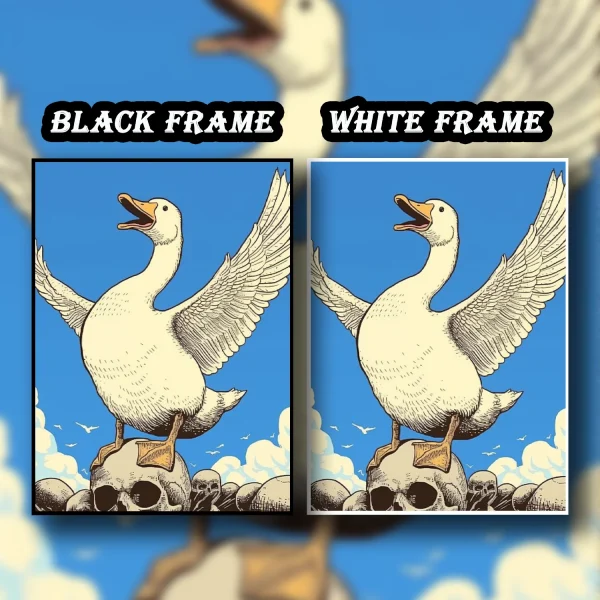 Art Card Sleeves - Skull Goose - Image 2